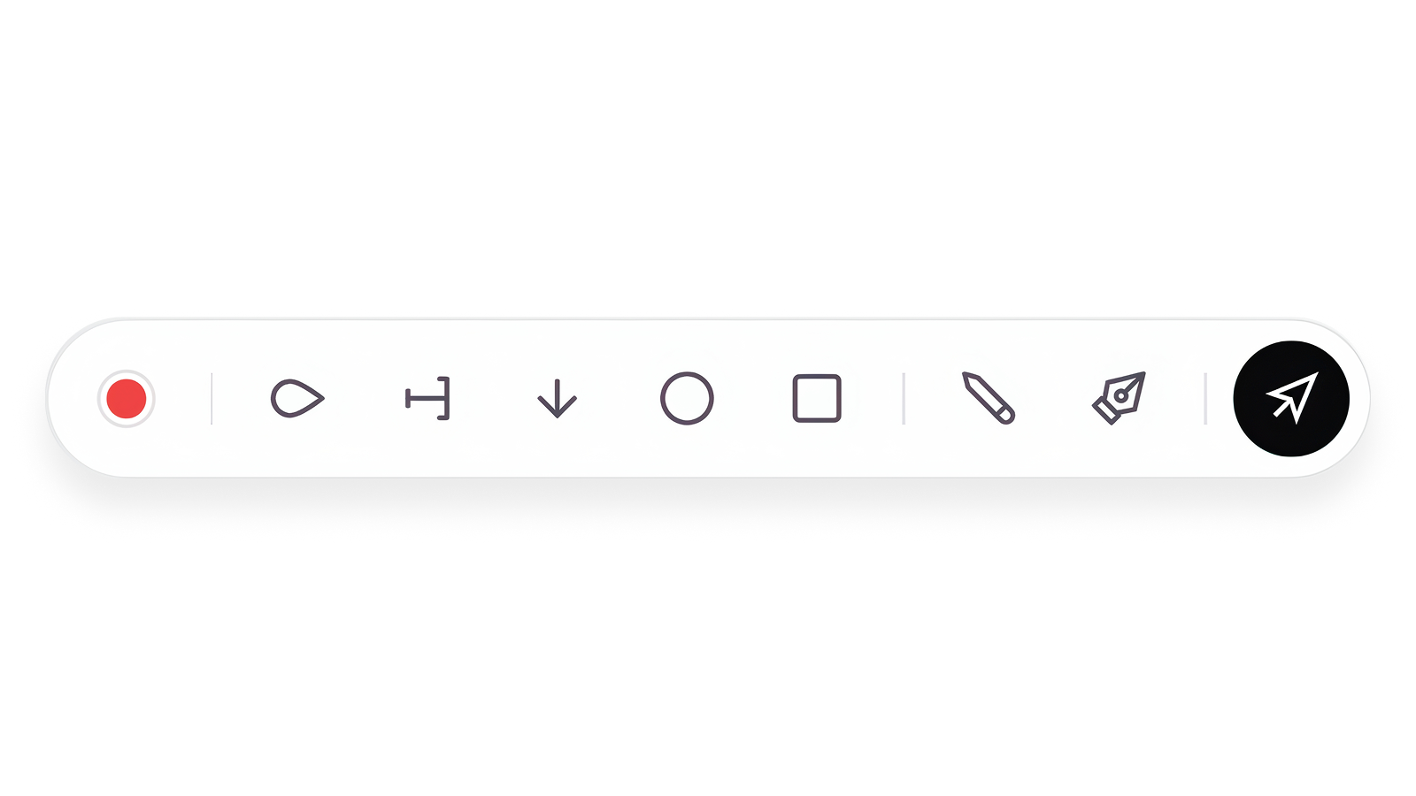 Annotation toolbar in use